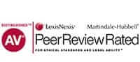LexisNexis | Martindale-Hubbell | AV | Peer Review Rated | For Criminal Standard and Legal Ability